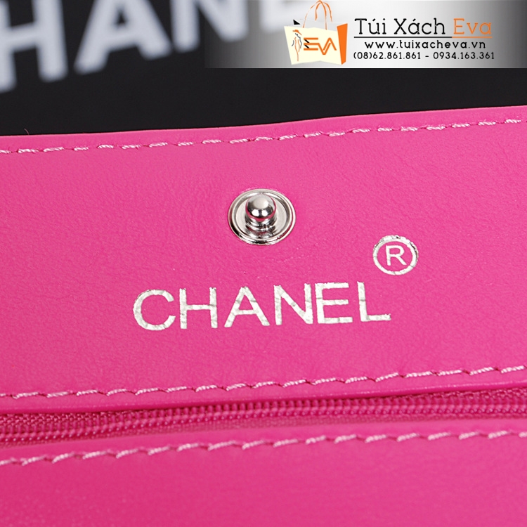 Túi Xách Chanel Super Nữa Nắp Màu Hồng Đẹp 5